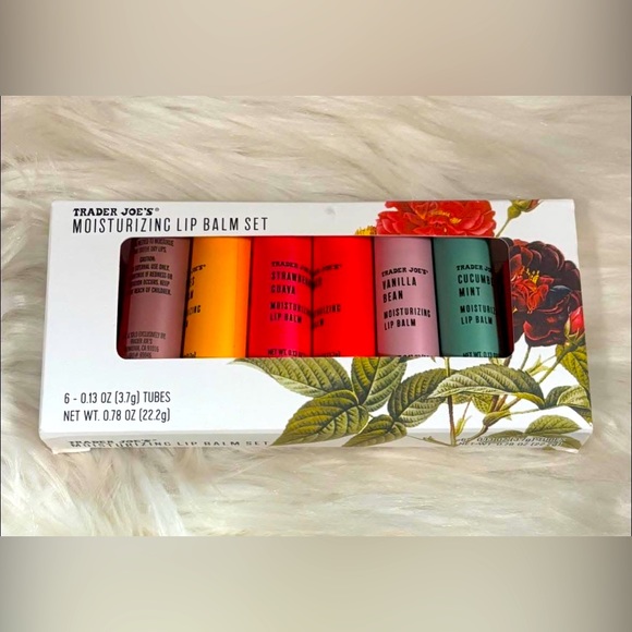 Trader Joe's Moisturizing Lip Balm Set of 6 - Picture 1 of 4